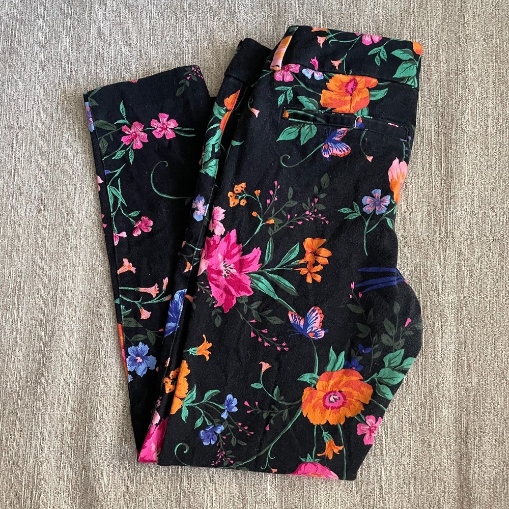 Old Navy Floral Pixie Pants